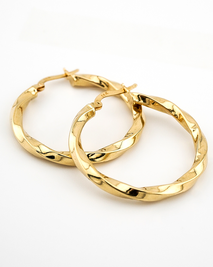 Twisted Hoop Earring